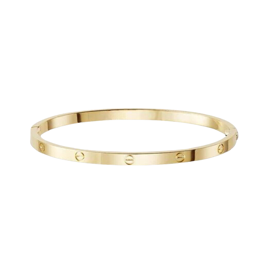 Brazalete Love Pequeño Oro Amarillo 18K