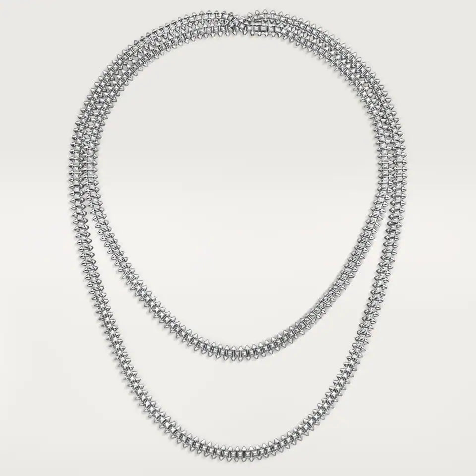 Cartier Clash de Cartier Long Necklace Flexible Small Model 18K White Gold
