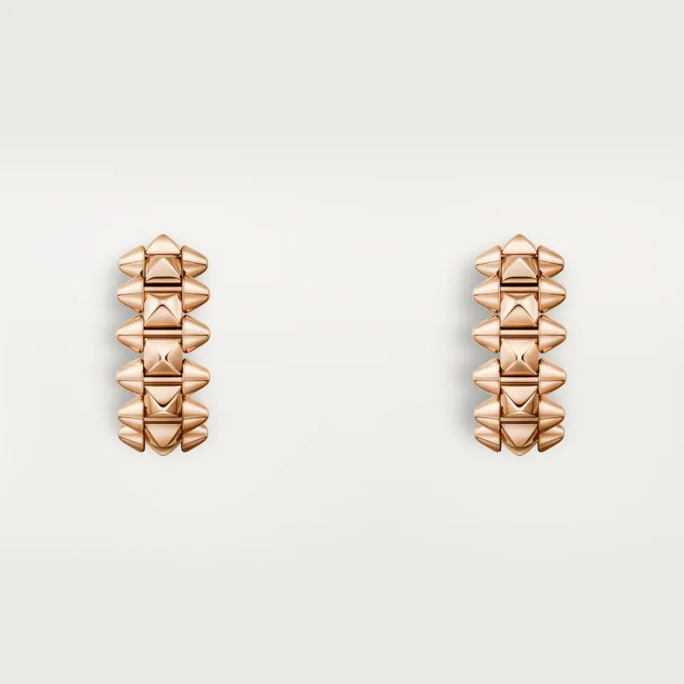 Cartier Clash de Cartier Hoop Earrings Mini Model 18K Rose Gold