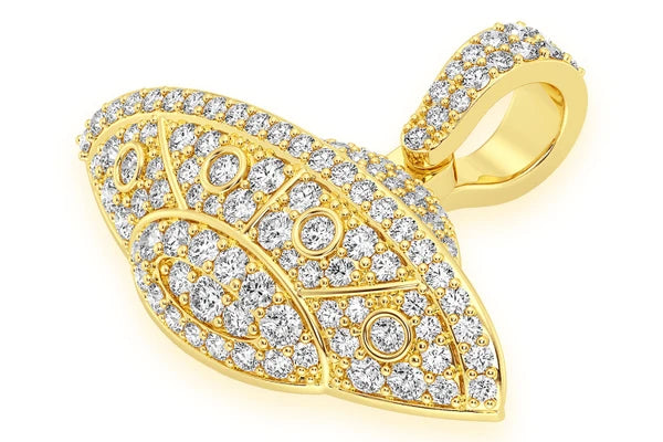 Erkals Jewellers UFO Diamond Pendant 18K Gold 1.25ctw