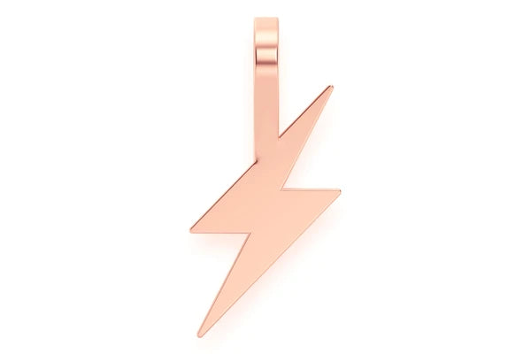 Erkals Jewellers Mini Lightning Bolt Emoji Pendant 18K Gold