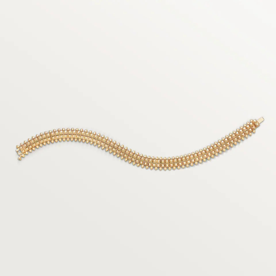 Cartier Clash de Cartier Bracelet Flexible Double Row 18K Yellow Gold