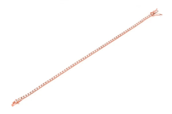 Erkals Jewellers 5pt Prong Set Diamond Tennis Bracelet 18K Gold 3.00ctw