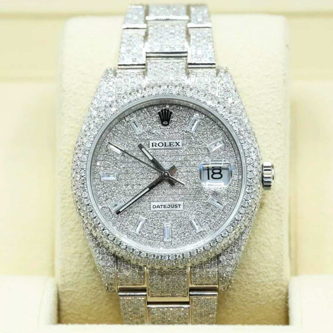 Rolex Datejust 41 126300 HoneyComb Diamond Baguette Dial 2024