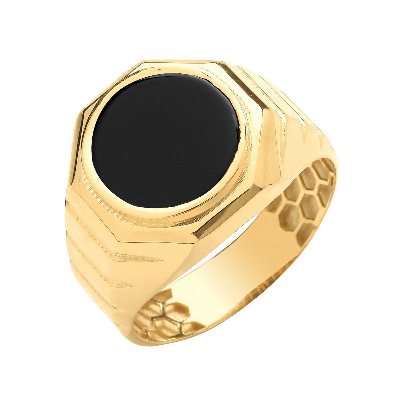 Y/G Black ONYX Gents Ring
