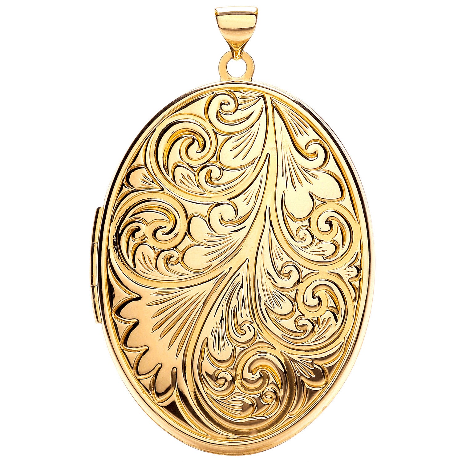 Y/G Oval Shaped Family Locket