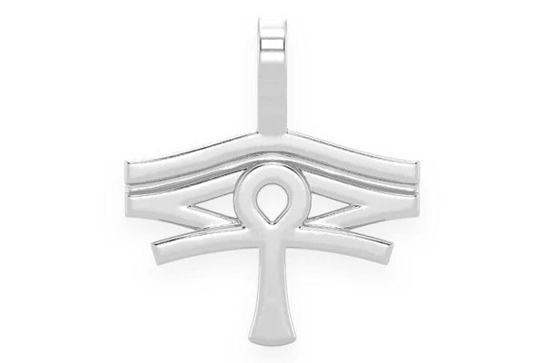 Erkals Jewellers Solid Eye Of Ra Ankh Pendant 18K Gold