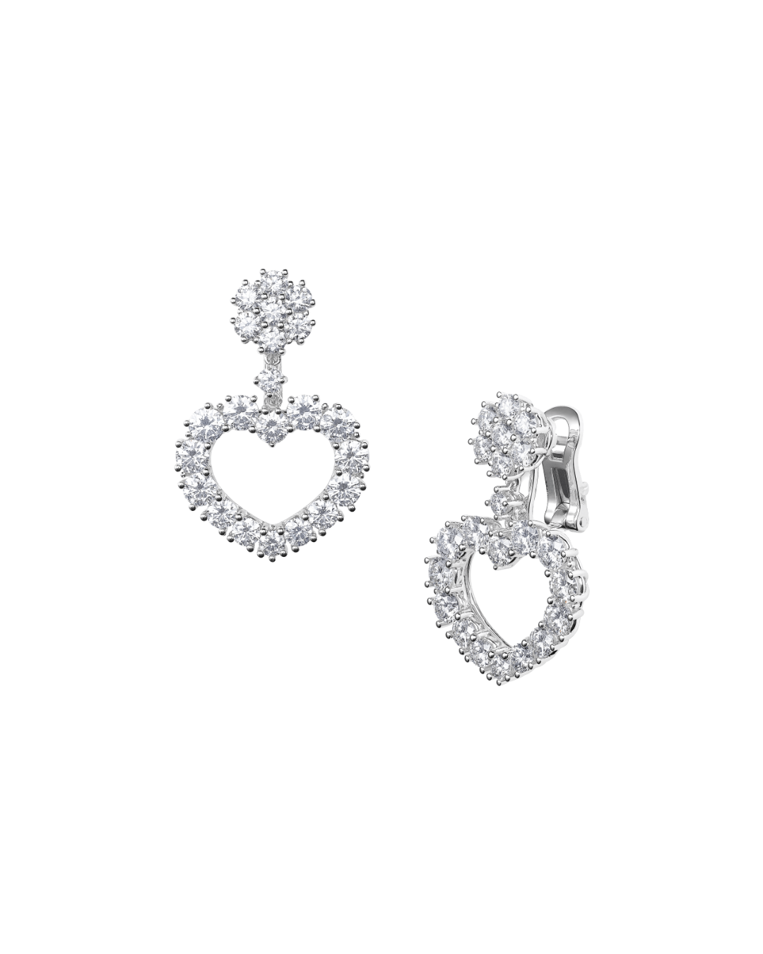 L'Heure du Diamant Diamond Earrings 18ct White Gold