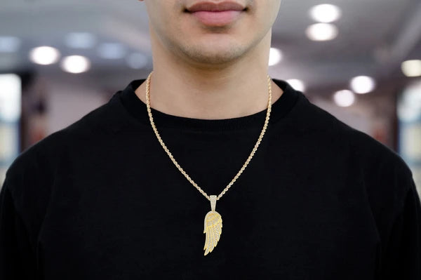 Erkals Jewellers Angel Wing Diamond Pendant 18K Gold 2.35ctw