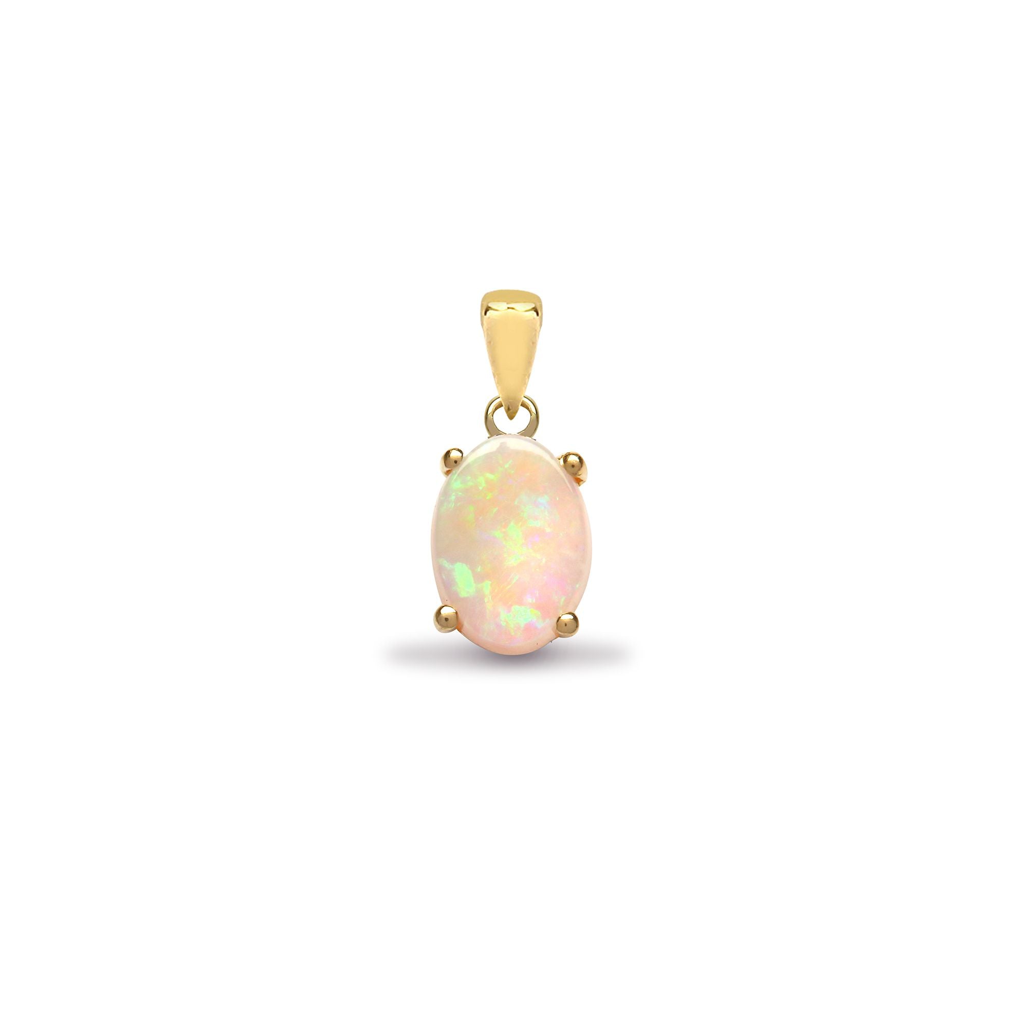 18ct Yellow Gold Opal Pendant