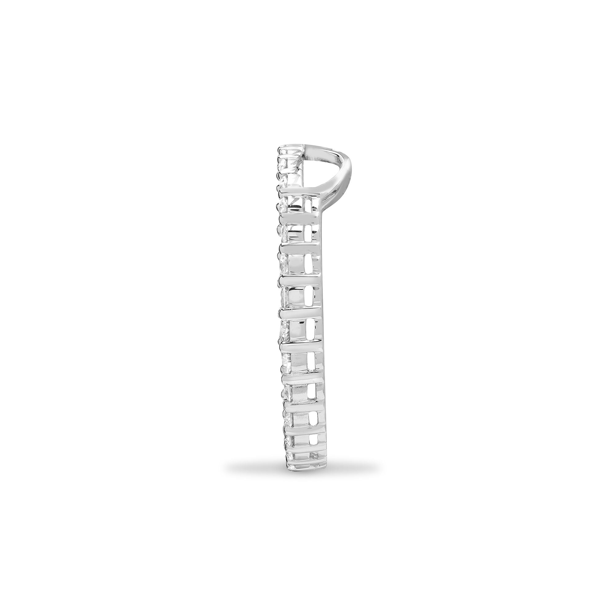 18P134 | 18ct White Gold Natural Diamond Pendant