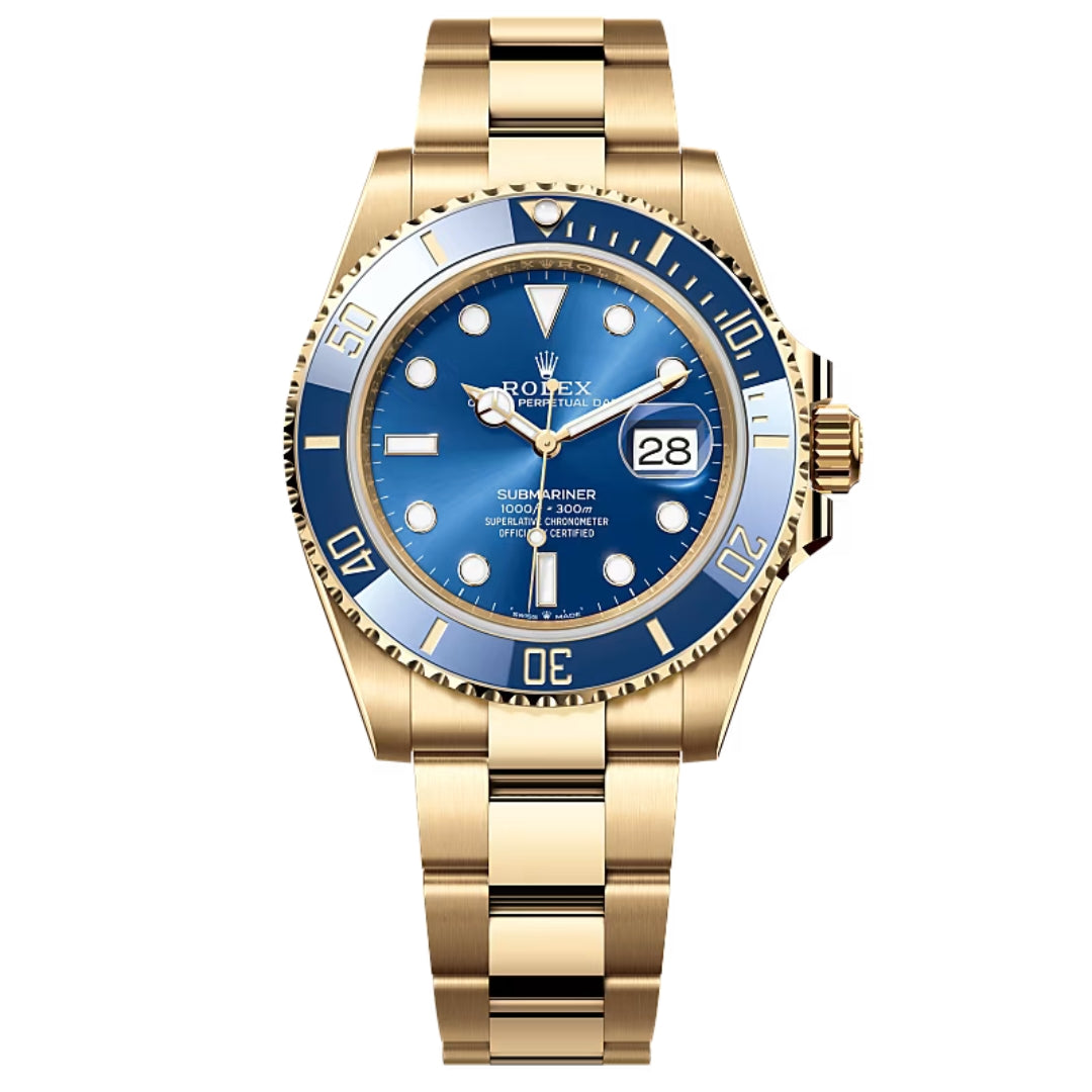 Rolex Submariner Date 126618LB Full Yellow Blue Dial 2023