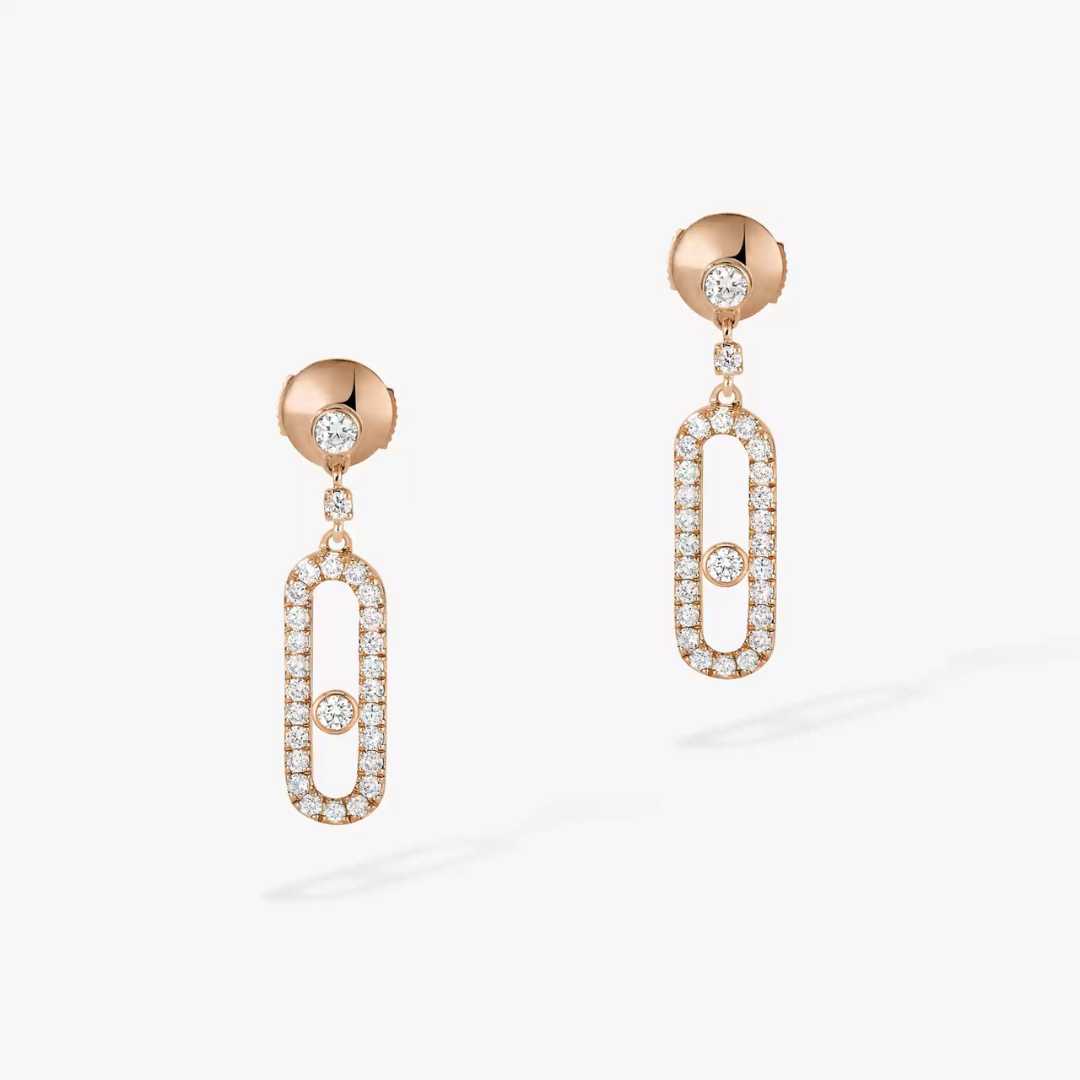 Move Uno Stud Diamond Earrings 18ct Gold