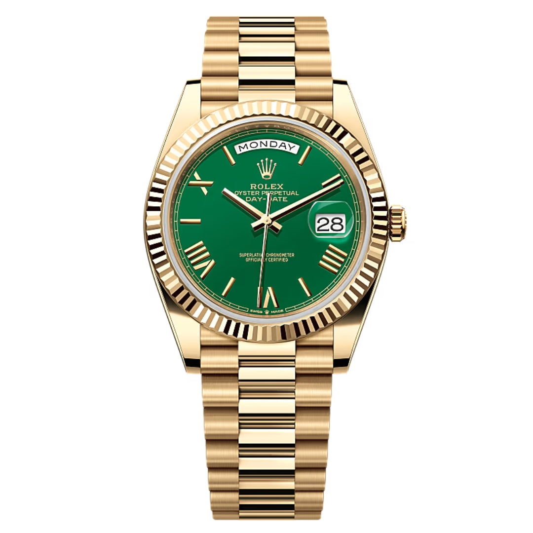 Rolex Day-Date 40 228238 Green Roman Numeral Dial 2023