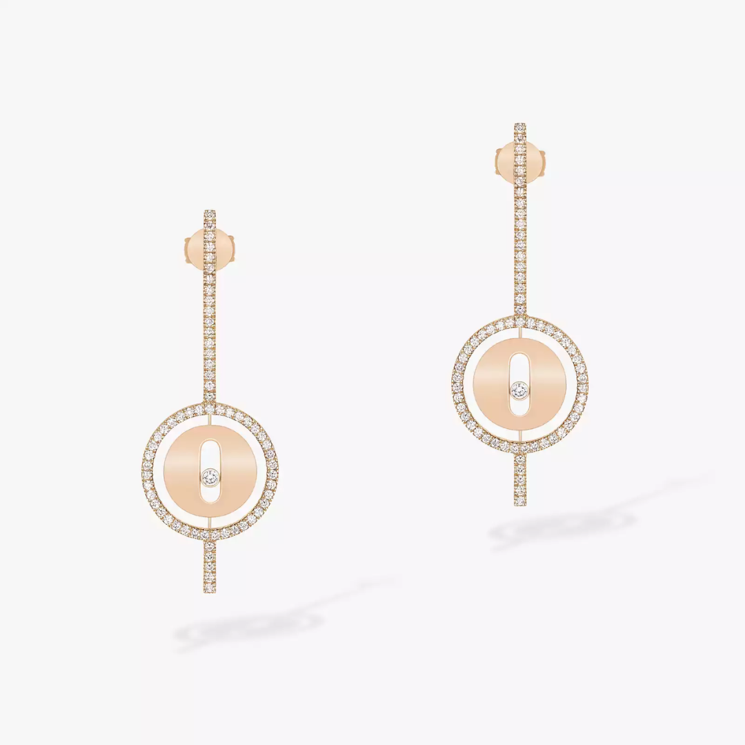Lucky Move Arrow Diamond Earrings 18ct Gold