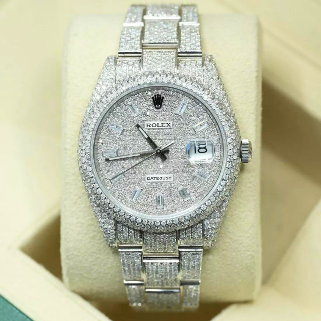 Rolex Datejust 41 126300 HoneyComb Diamond Baguette Dial 2024