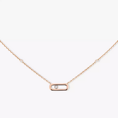 Gold Move Uno Diamond Necklace 18ct Gold