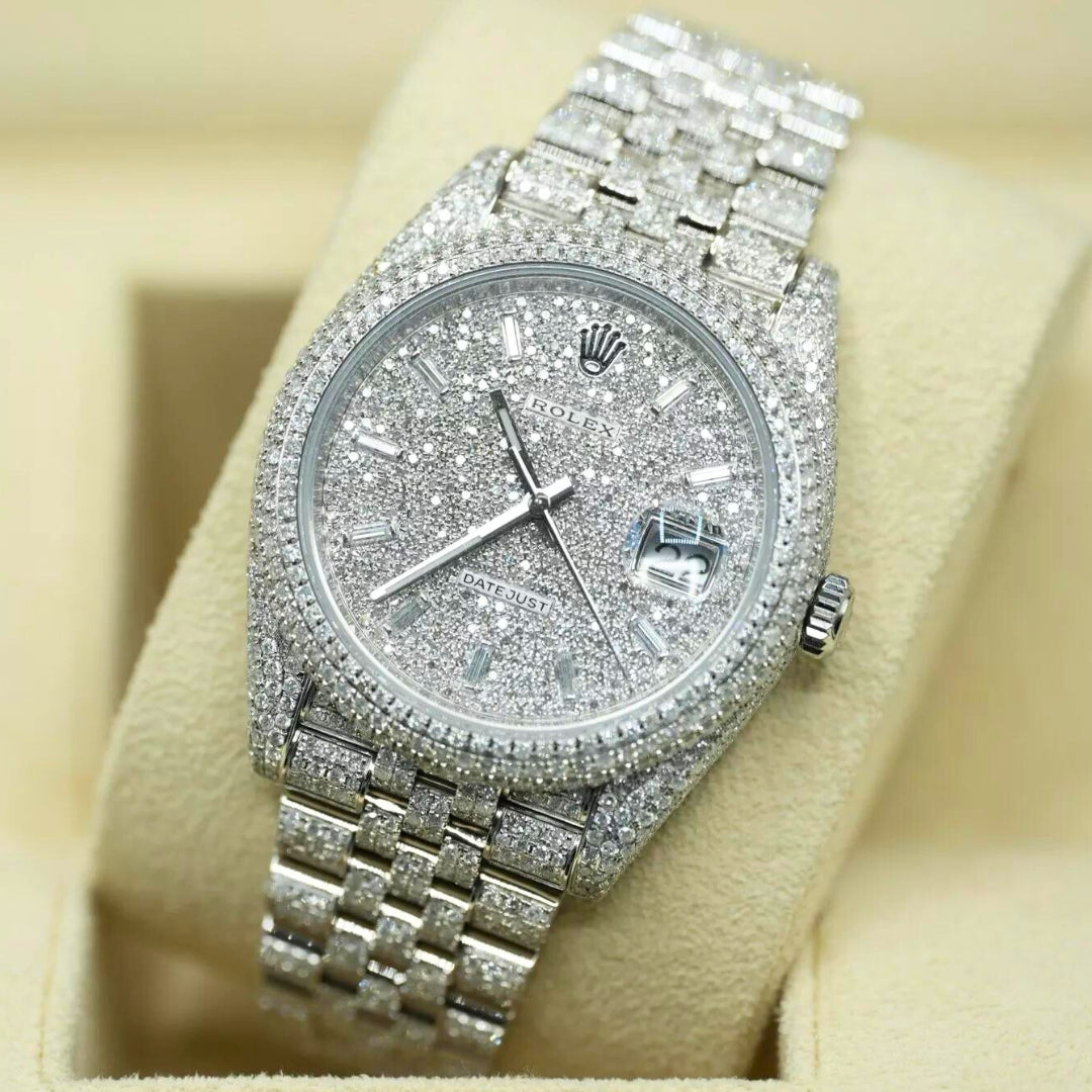 Rolex Datejust 41 126300 HoneyComb Diamond Baguette Dial Jubilee 2024