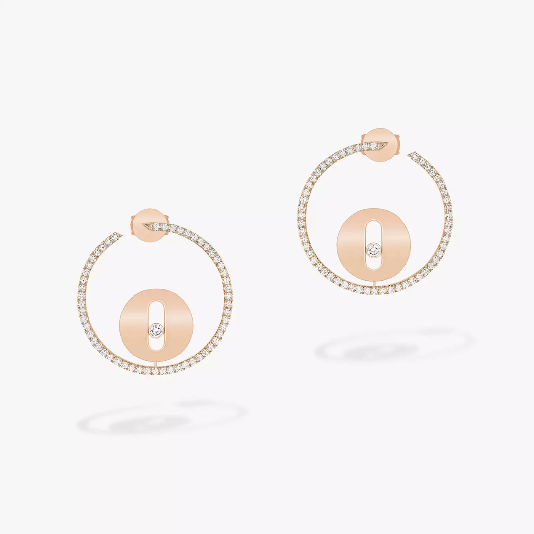 Créoles Lucky Move Small Diamond Earrings 18ct Gold
