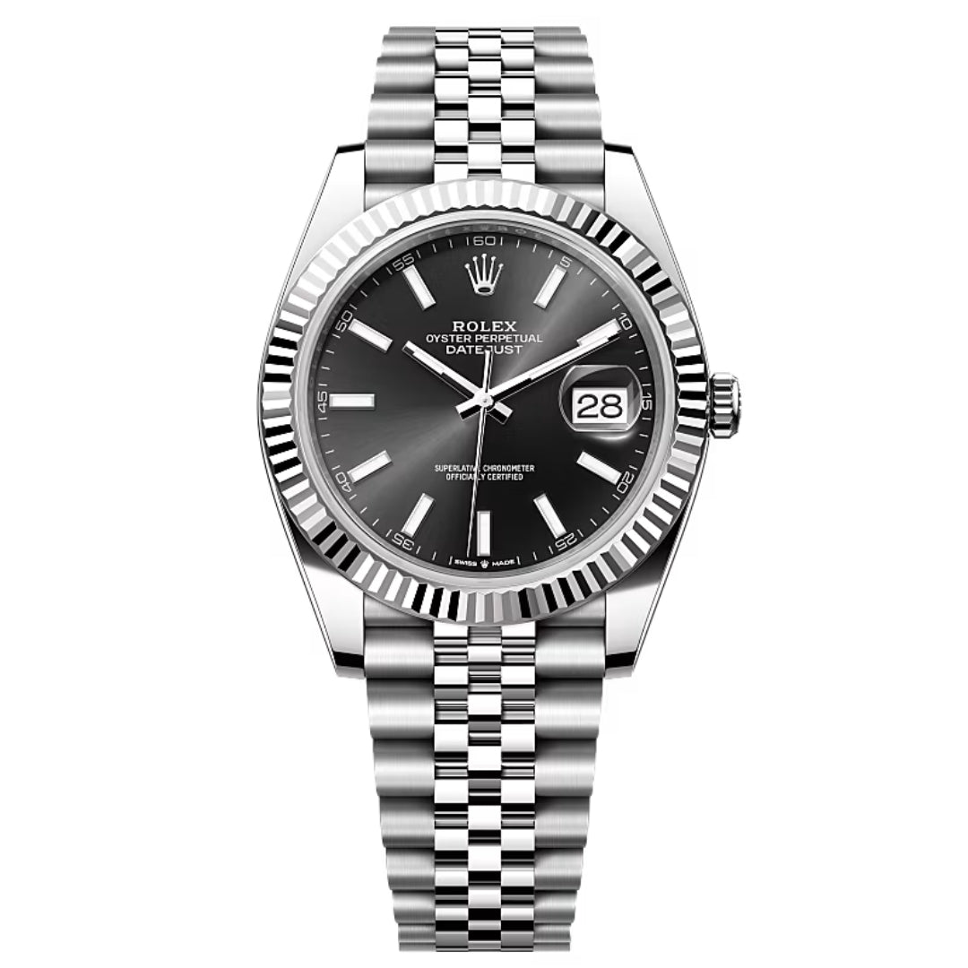 Rolex Datejust 41 126334 Black Baton Dial Jubilee 2023