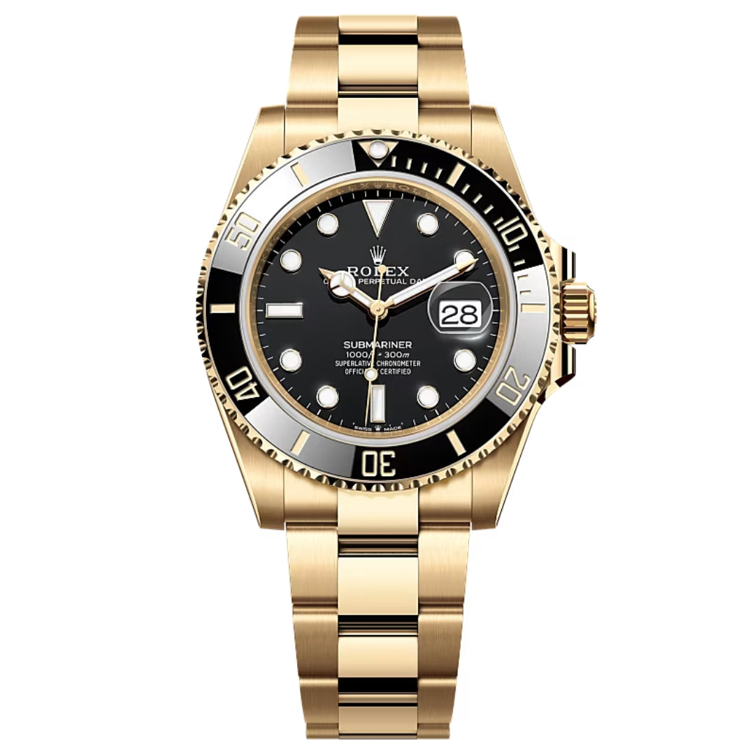 Rolex Submariner Date 126618LN Full Yellow Black Dial 2023