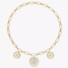 Lucky Move Charms Diamond Choker 18ct Gold