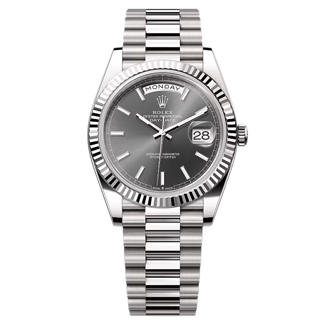 Rolex Day-Date 40 228239 Slate Grey Baton Dial 2023