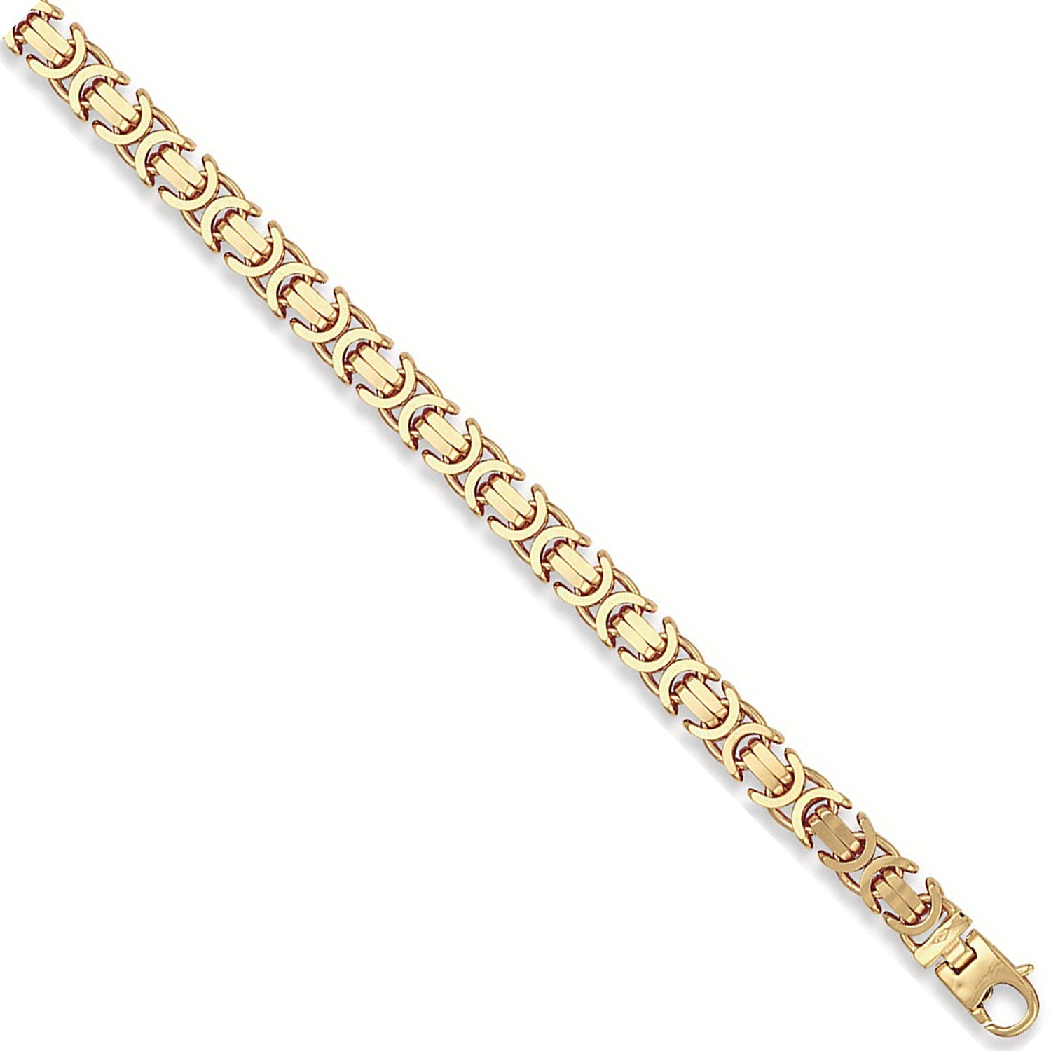 Y/G 8.4mm Byzantine Chain