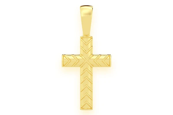 Erkals Jewellers X Design Cross Pendant 18K Gold