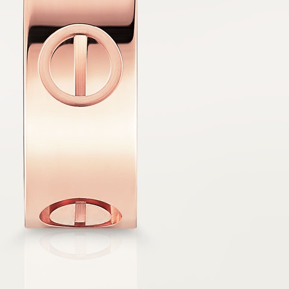 Cartier LOVE Ring Classic Model Rose Gold