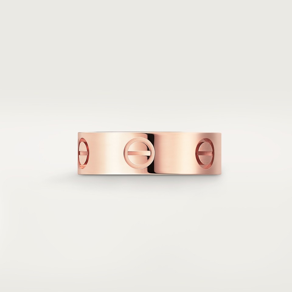 Cartier LOVE Ring Classic Model Rose Gold