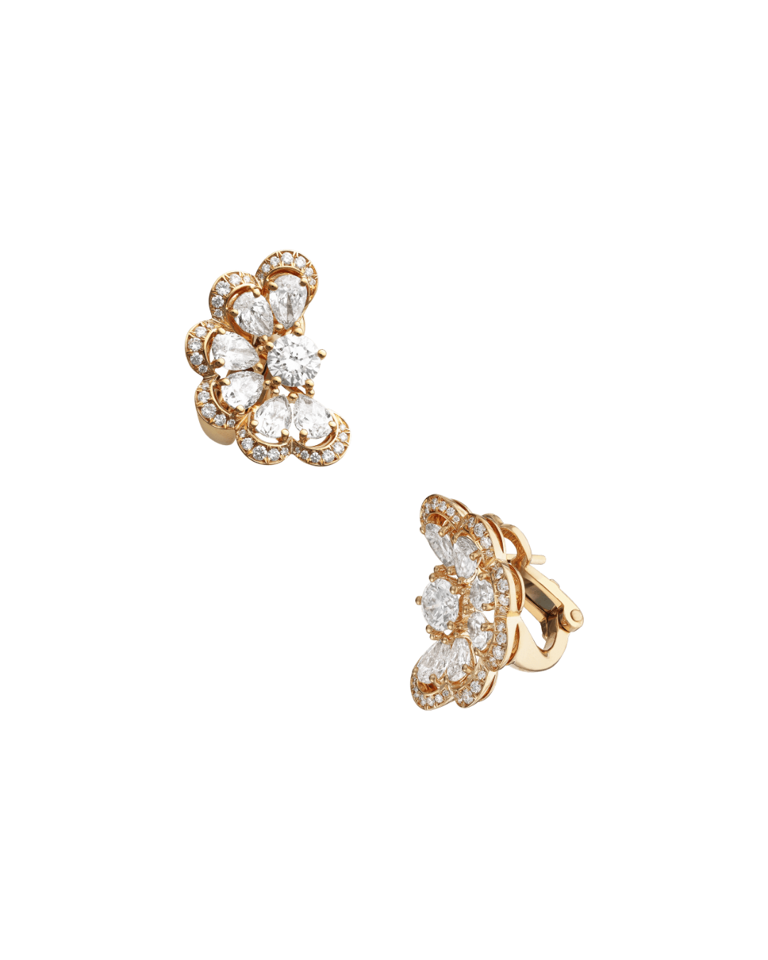 Precious Lace Nuage Diamond Earrings 18ct Rose Gold