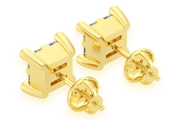 Erkals Jewellers Quad Stud Earrings 18K Gold 0.50ctw