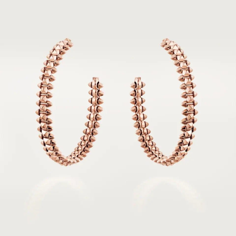 Cartier Clash de Cartier Hoop Earrings Large Model 18K Rose Gold
