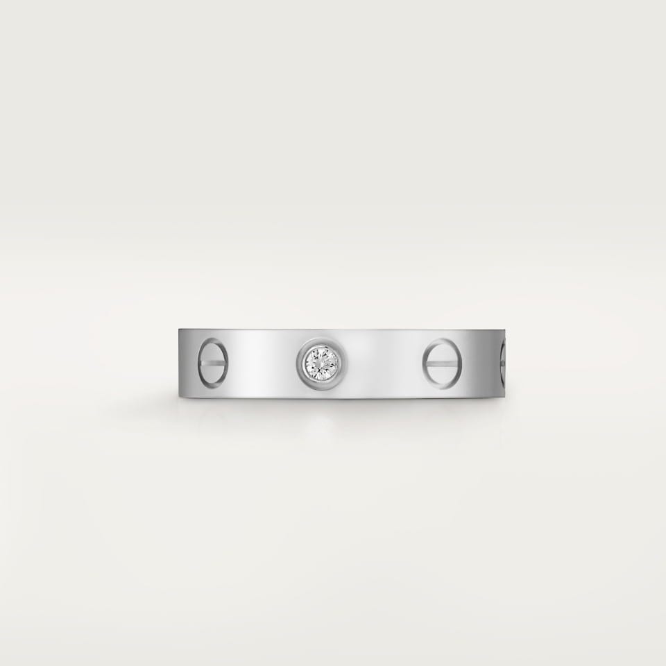 Cartier LOVE Ring Small Model 1 Diamond White Gold