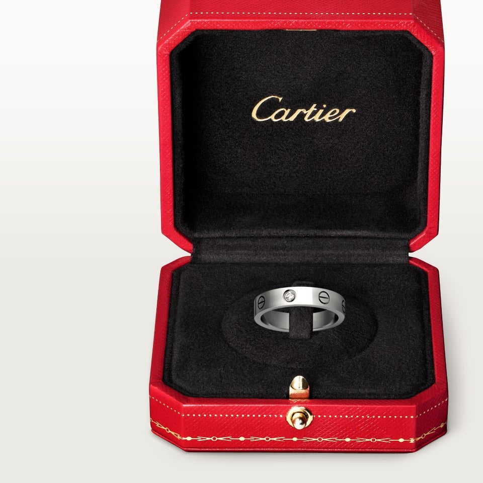 Cartier LOVE Ring Small Model 1 Diamond White Gold