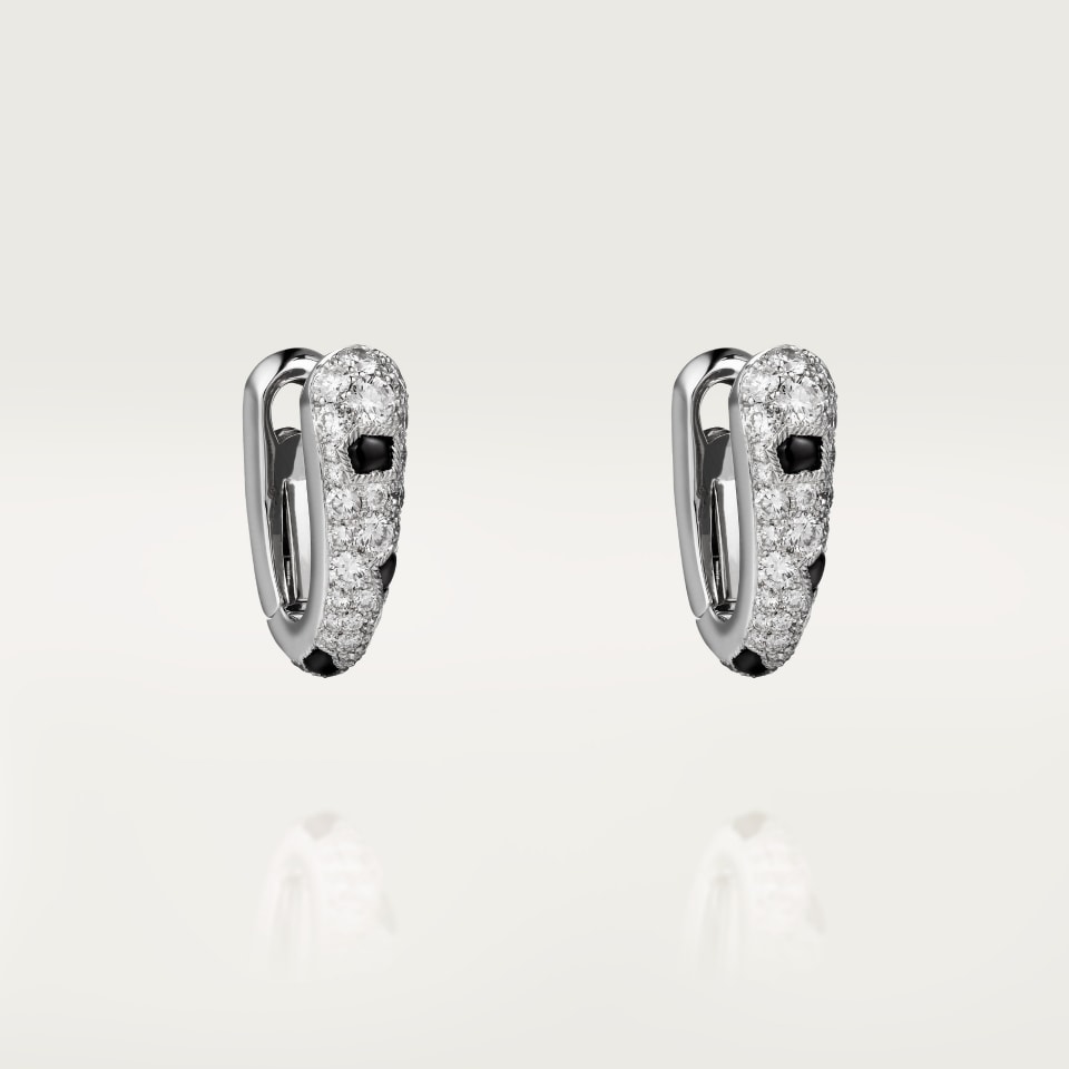 Cartier Panthère de Cartier Earrings Paved White Gold