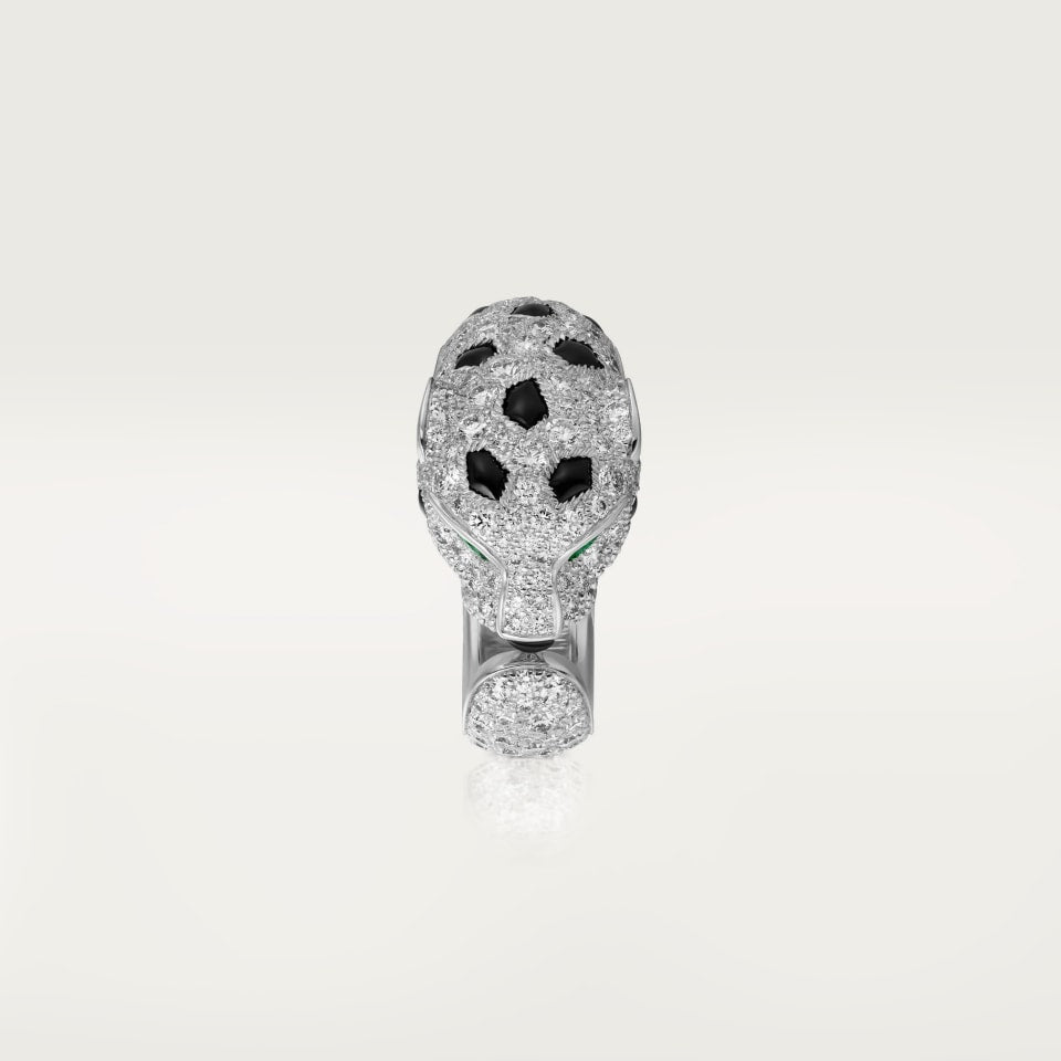 Cartier Panthère de Cartier Ring Medium Model Semi-Paved