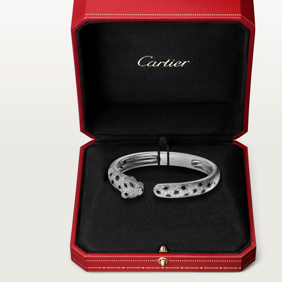 Cartier Panthère de Cartier Bracelet Medium Model Semi-Paved