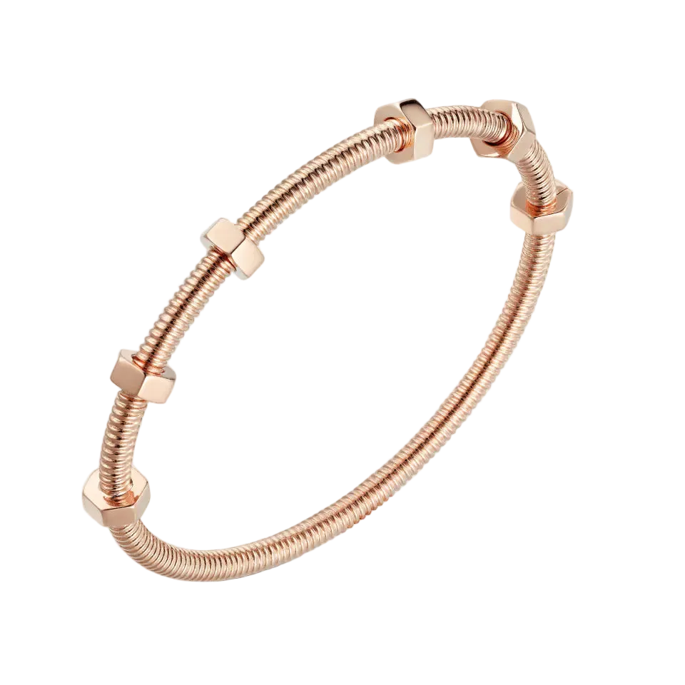 Cartier Ecrou Bracelet 18K Rose Gold
