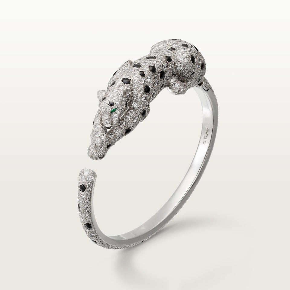 Cartier Panthère de Cartier Bracelet Paved White Gold