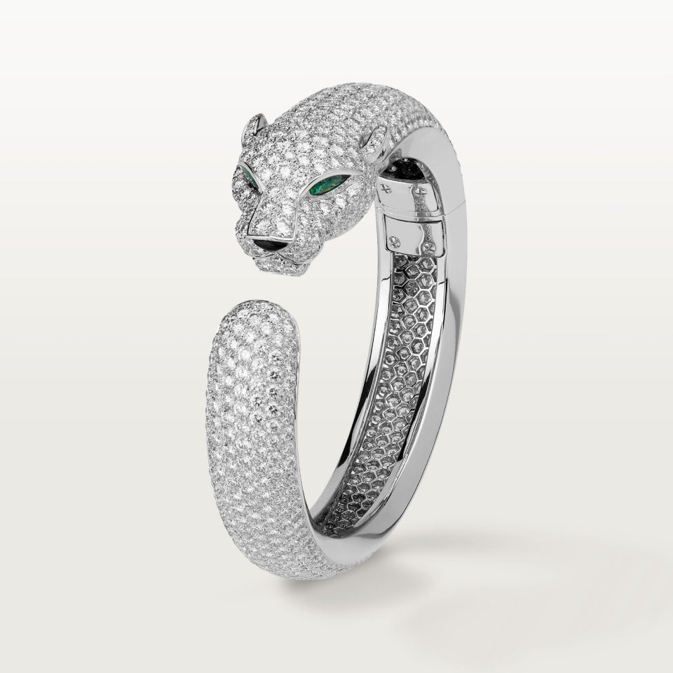 Cartier Panthère de Cartier Bracelet Paved White Gold