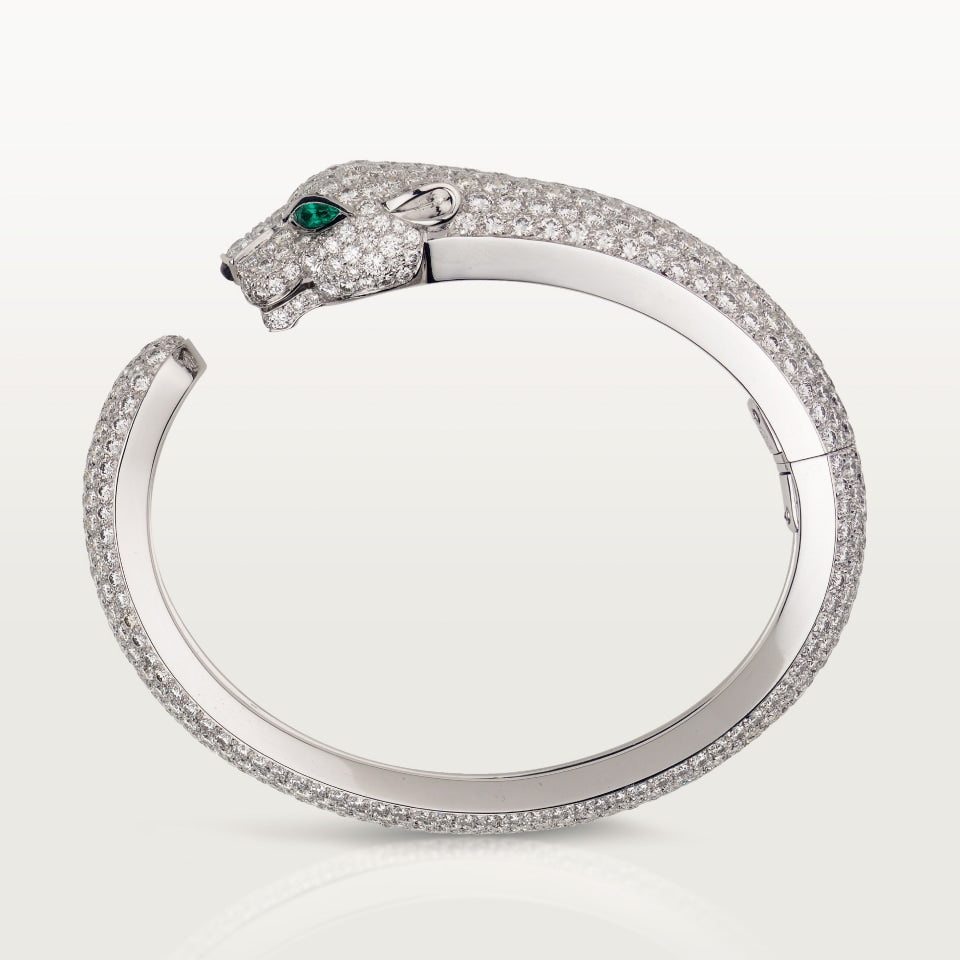 Cartier Panthère de Cartier Bracelet Paved White Gold
