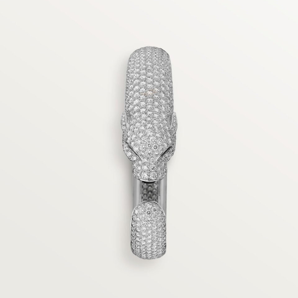 Cartier Panthère de Cartier Bracelet Paved White Gold