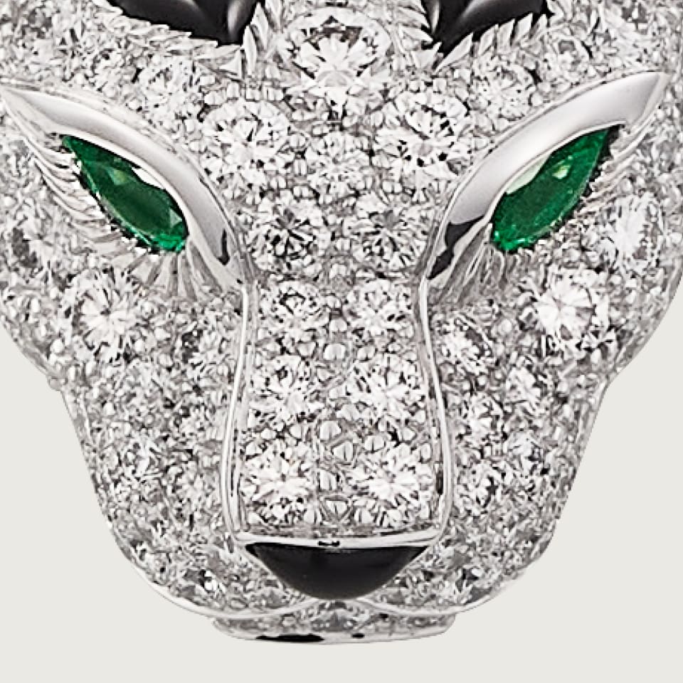 Cartier Panthère de Cartier Pendant Paved White Gold