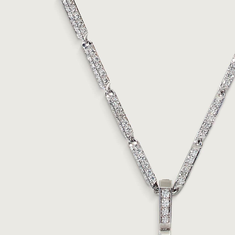 Cartier Panthère de Cartier Long Necklace Emerald Multi-Wear Large Model Paved