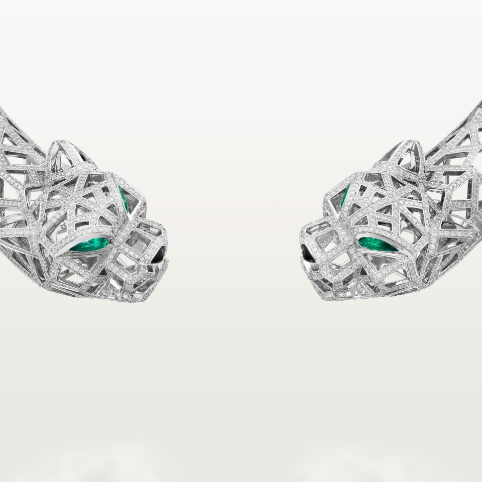 Cartier Panthère de Cartier Necklace Paved White Gold