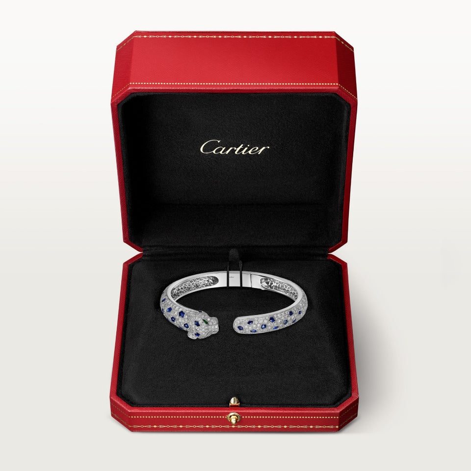 Cartier Panthère de Cartier Bracelet Paved White Gold