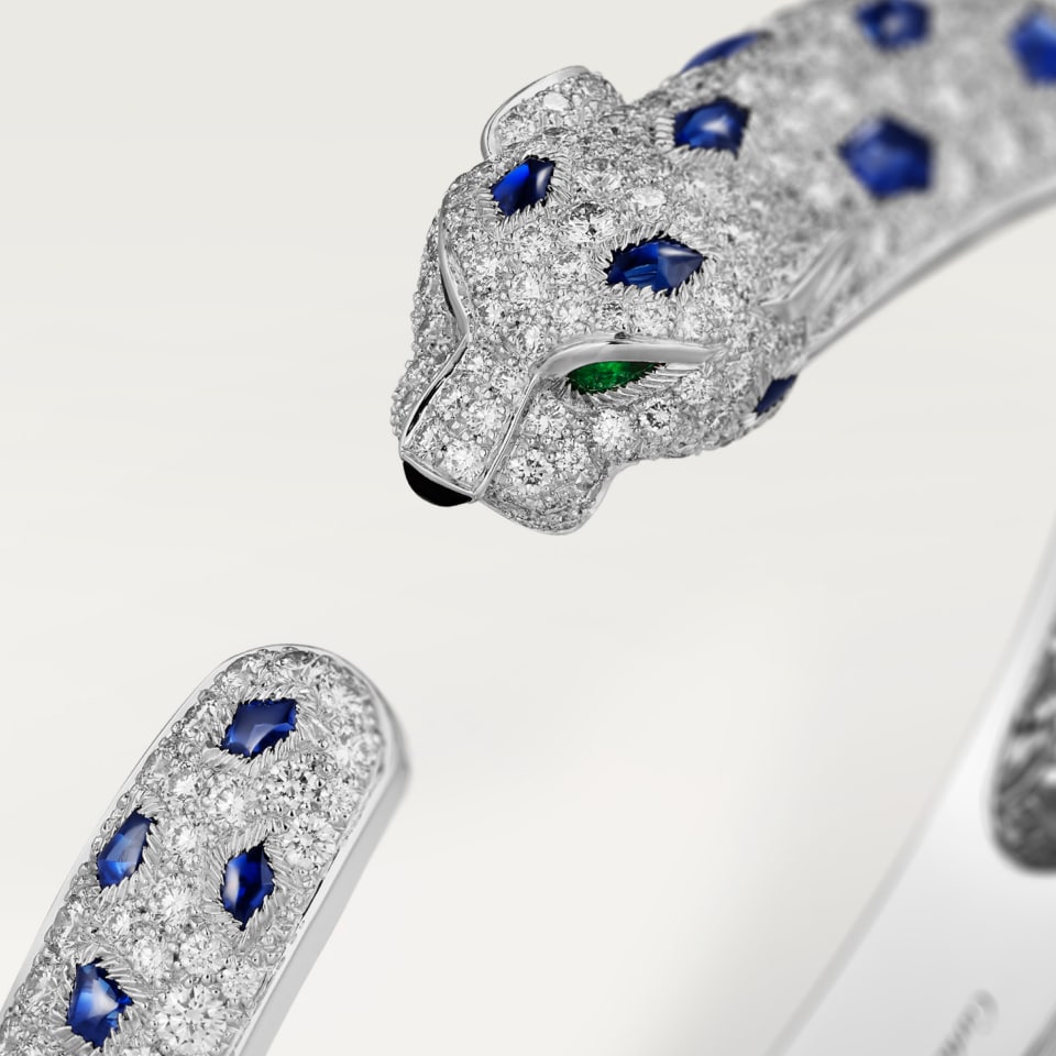 Cartier Panthère de Cartier Bracelet Paved White Gold