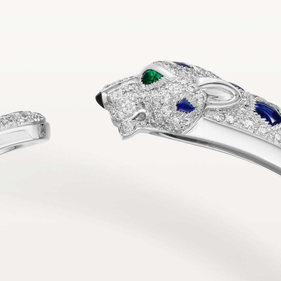 Cartier Panthère de Cartier Bracelet Paved White Gold